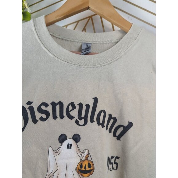 Disneyland Est 1955 Women's California Ghost Mickey Mouse Gildan Sweatshirt XL - Picture 5 of 9